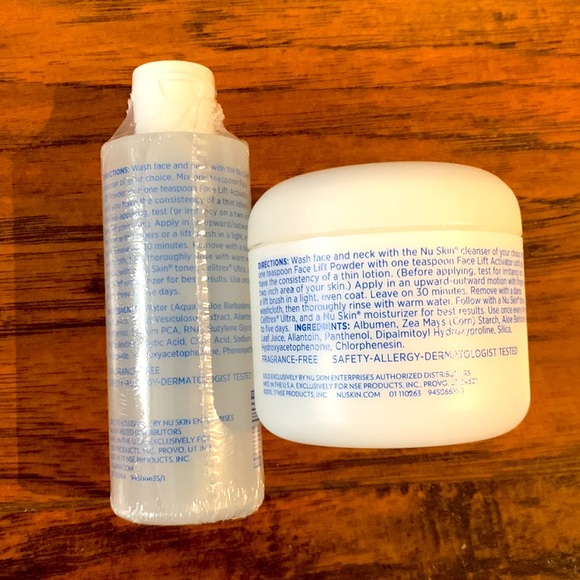 Nu Skin Face Lift Powder SIZE 2.65 OZ. and Face Lift Activator 4.2 OZ. - Picture 2 of 3